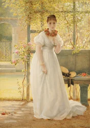 In de ommuurde tuin, 1869