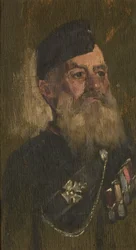 Portret van J. Fisher, Rifle Bgde, ca. 1920