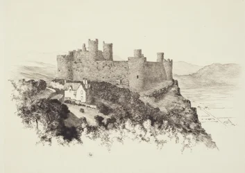Kasteel van Harlech, Wales