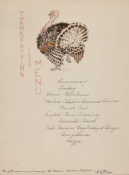 Thanksgiving-menu