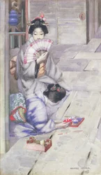 Geisha Drinkt Thee