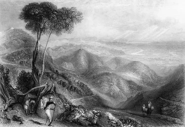 Vallei van de Dhoon, vanaf de Landour Ridge