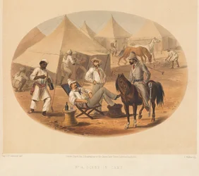 Kampscène, Indiase Muiterij, ca. 1857-1858