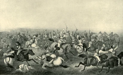 Aanval van Hodsons paard bij Rhotuck