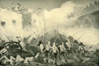 Nicholson leidt de aanval door de straten van Delhi, 1857, 1901