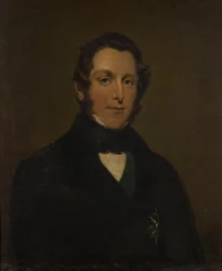 Portret van James Andrew Broun Ramsay, 1e Markies van Dalhousie