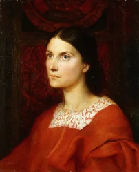Portret van Lady Wolverton, geboren Georgina Tufnell
