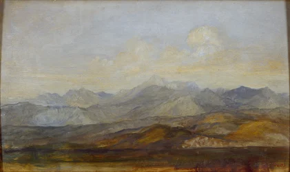 De Carrara-bergen vanuit Pisa, 1845-1846