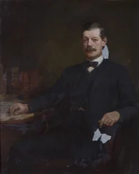 Portret van Sir George E. Carter