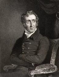Henry Welbore Agar Ellis, 2e burggraaf Clifden, gegraveerd door Edward Scriven (1775-1841), uit 