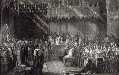 De kroning van de koningin