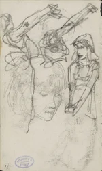 Studieblad met vrouwen
