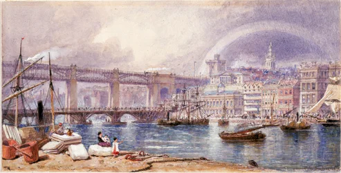Uitzicht op Newcastle upon Tyne