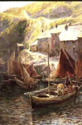 Vissersboten, Polperro, Cornwall