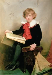 Portret van Norman Stewart Davies
