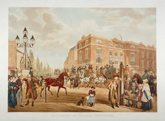 The Elephant and Castle Inn, Newington Butts, Southwark, Londen