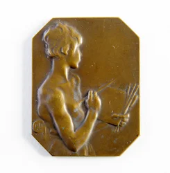 Achthoekige plaquette