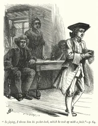 Illustratie voor The Vicar of Wakefield (gravure)