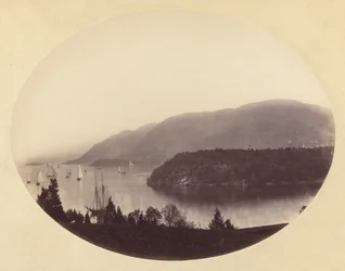 Vanaf Trophy Point, West Point, Hudson River