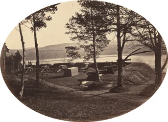 Batterij Knox,ca. 1870 (foto)