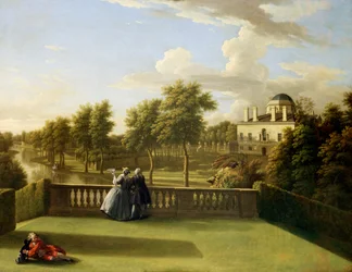 Uitzicht vanaf het Cascade Terras, Chiswick
