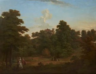 Westcombe House vanaf de Dell