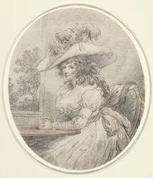 Anne Ward Morland, ca.1786 (grafiet)