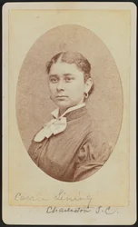 Carte-de-visite portret van Carrie Lining, ca. 1875