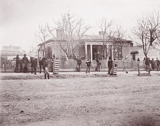 Hoofdkwartier van generaal Sherman of Thomas, Chattanooga, ca. 1864