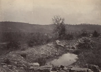 Mission Ridge vanaf Orchard Knob, 1860s