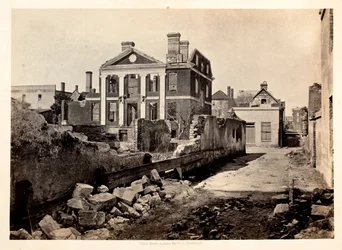 Ruïnes van het Pinckney Mansion, Charleston S.C
