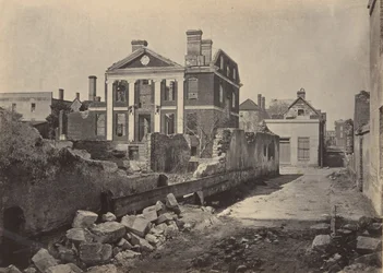 Ruïnes van het Pinckney Mansion, Charleston, South Carolina