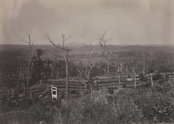 Uitzicht op Kenesaw Mountain, Georgia, 1860s