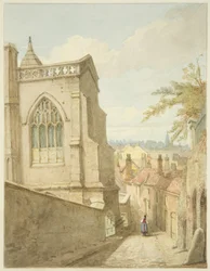 Oostelijke uiteinde van St. Mary Redcliffe