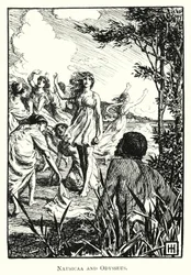 Odyssee: Nausicaa en Odysseus