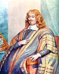 Edward Hyde, 1e Graaf van Clarendon, 17e-eeuwse Engelse staatsman en historicus, ca. 1905