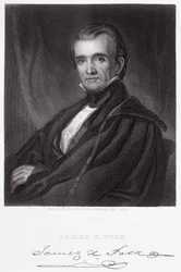 James Knox Polk, gegraveerd door Henry Bryan Hall