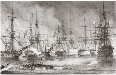 De Zeeslag bij Navarino op 20 oktober 1827, 1828