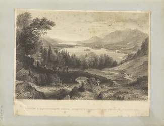 Derwent & Bassenthwaite Meren, - Keswick & Skiddaw in de Verte, Cumberland
