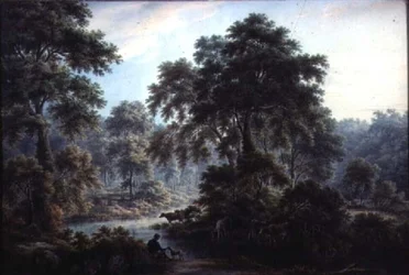 Bij de oude badplaats, Matlock, 19e eeuw