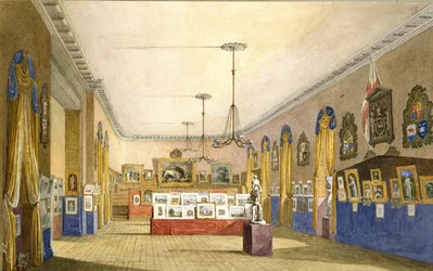 Een Tentoonstelling in het Oude Stadhuis, Oxford, 1854