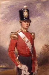 Een jonge officier van het 9e voetregiment, Norfolk
