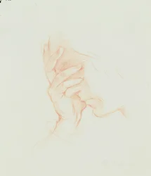 Hoofdstudie van een vrouw, ca. 1835