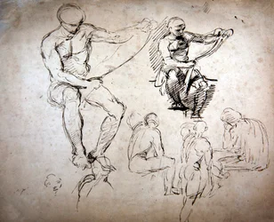 Naakte mannen - studies voor de Ouden