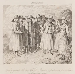 Familieruzie, Gmunden, ca. 1821