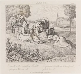 Boeren Terugkerend Van De Markt, Nancy, ca. 1821
