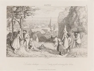 Terug van arbeid, Havre, c.1821