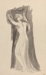Een studie van Miranda voor "De storm"