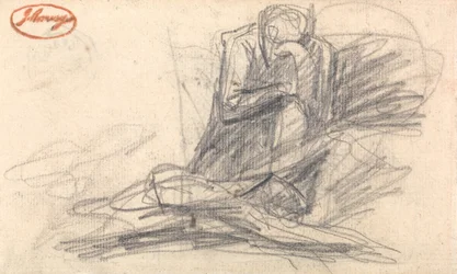 Knielende figuur