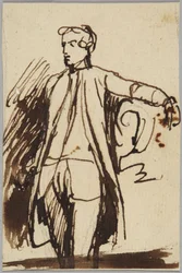 Staand mannelijk figuur